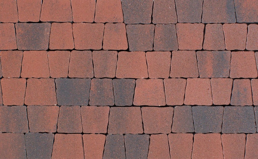 Плитка тротуарная Антик Б.3.А.6 листопад гладкий клинкер, комплект 5 шт, толщина 60 мм