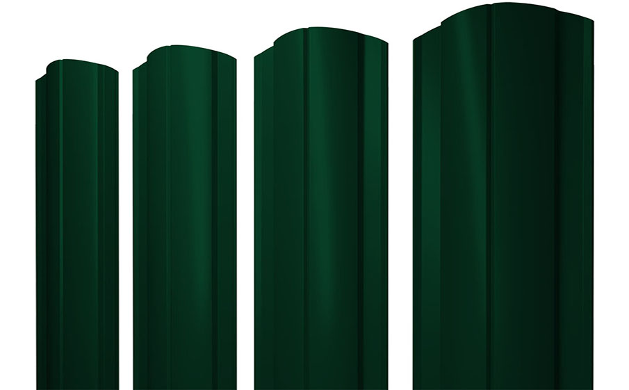 Круглый фигурный 0,45 PE RAL 6005 зеленый мох