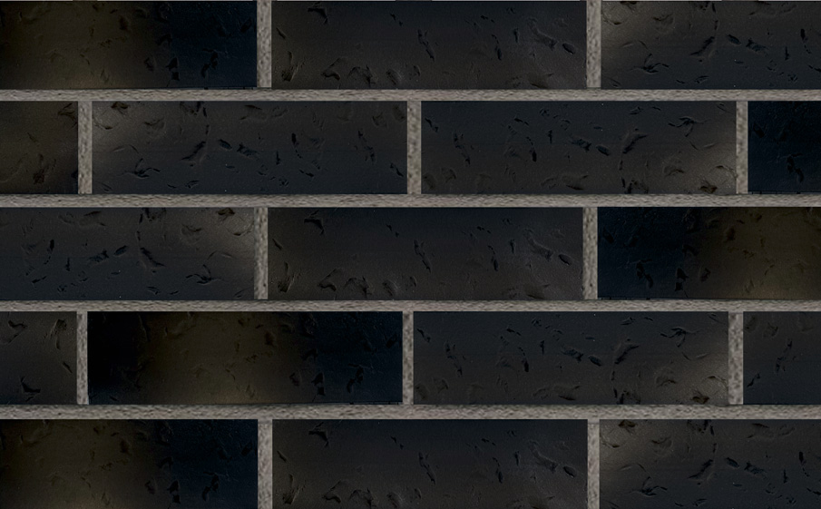 Клинкерная плитка под кирпич Terramatic Moon Black AC, 240*71*14 мм