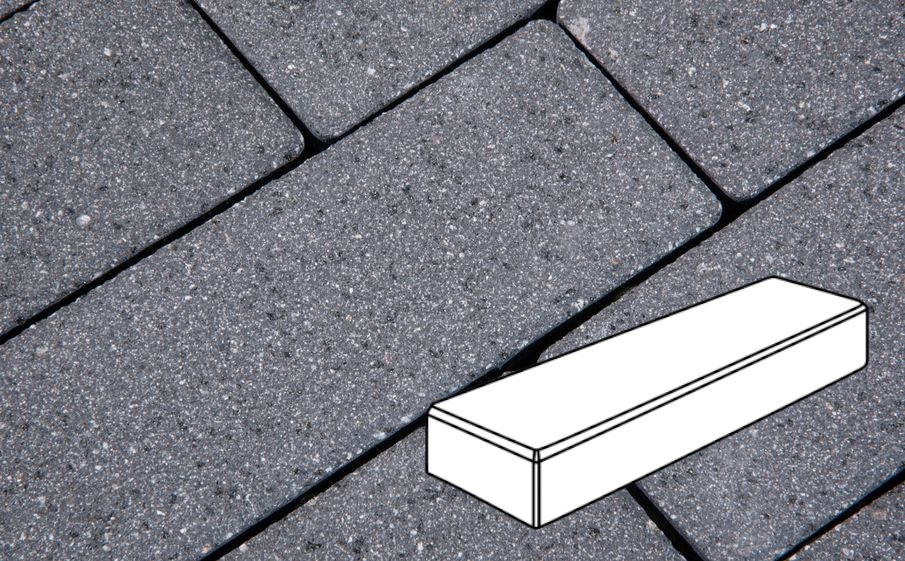 Плитка тротуарная Готика Granite FERRO, Паркет Б.3.П.6, Исетский 300*100*60 мм