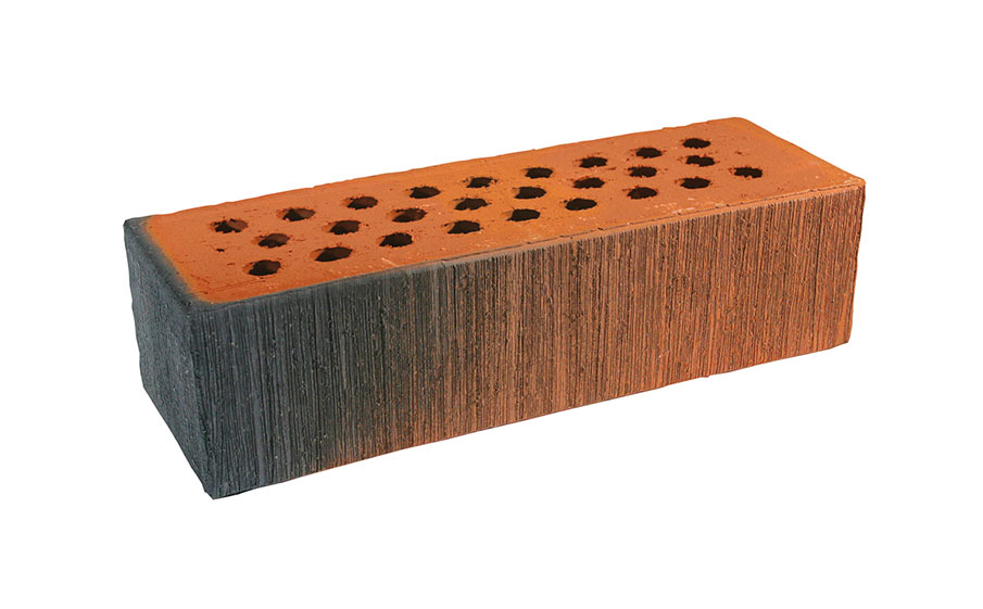 Кирпич Terca Red flame редуцированный шероховатый облицовочный, 250*85*65 мм