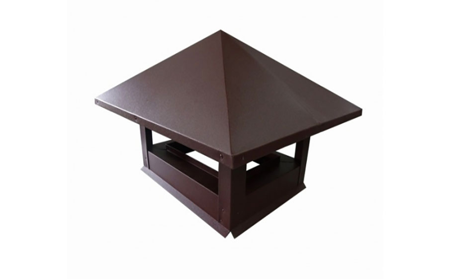 Дымник на трубу Grand Line 520*390 мм GreenCoat Pural BT matt RR 887