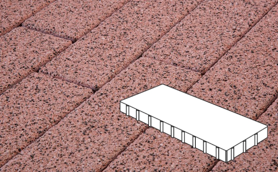 Плитка тротуарная Готика Premium Gold, Плита Б.9.П.8, №17, 900*300*80 мм