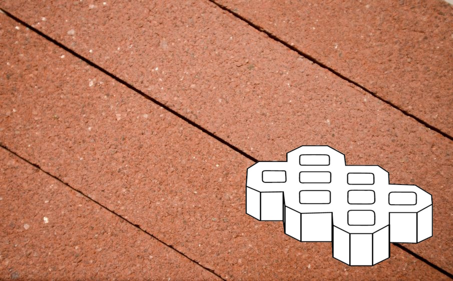 Плитка тротуарная Готика Premium Silver, Экопарковка Б.6.ГР.10, №7, 600*400*100 мм