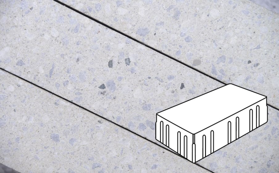 Плитка тротуарная Готика, Granite FINO, Скада без фаски В3.П.10, Мансуровский, 225*150*100 мм