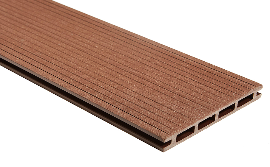 Террасная доска Qiji Premium пустотелая Шоколад 3000*145*22 мм