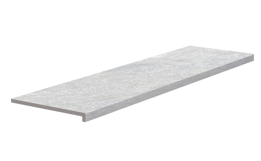 Ступень с прямым носиком EXAGRES Ardenas Cromo, 1200*330*30*12 мм