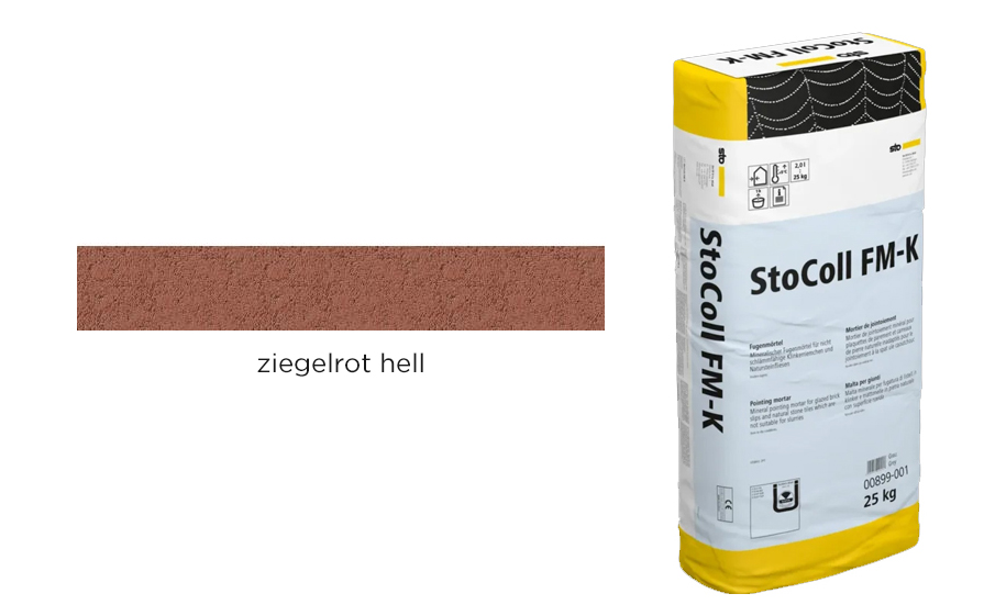 Затирка для швов StoColl FM-K, ziegel rot hell, 25 кг