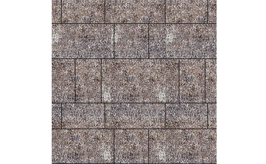 Плитка тротуарная SteinRus Инсбрук Тироль Б.4.Псм.6, Old-age, ColorMix Сепия, толщина 60 мм