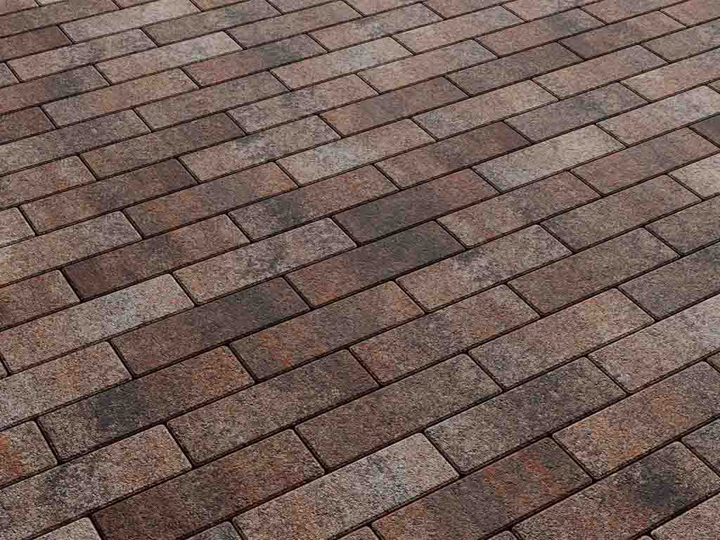 Плитка тротуарная Паркет Б.4.П.6 листопад гранит клен, 180*60*60 мм