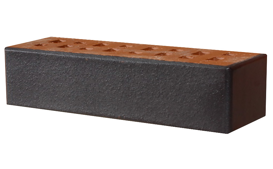 Кирпич клинкерный ЛСР Гетеборг графитовый ангоб гладкий, 250*85*65 мм