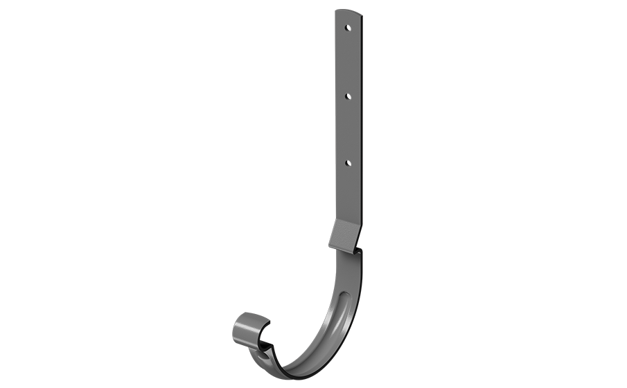 Карнизный крюк Docke STAL PREMIUM длинный, графит