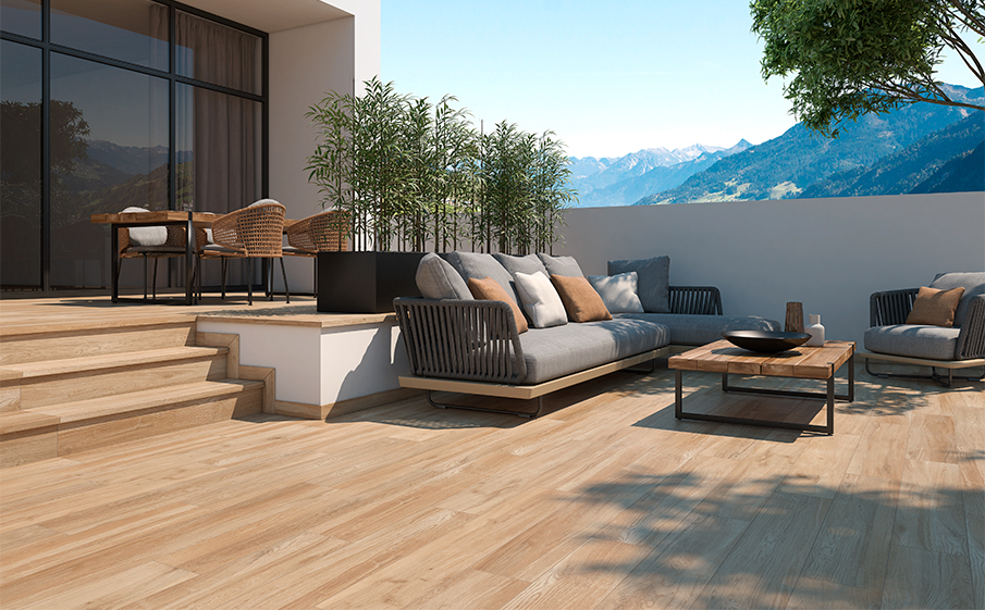 Керамогранит Gres Aragon Rodeno Roble 1197*197*10 мм