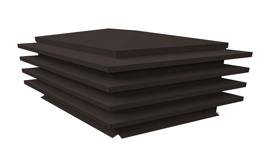 Дымник на трубу Grand Line елка 550*550 мм Satin Matt TX RR 32