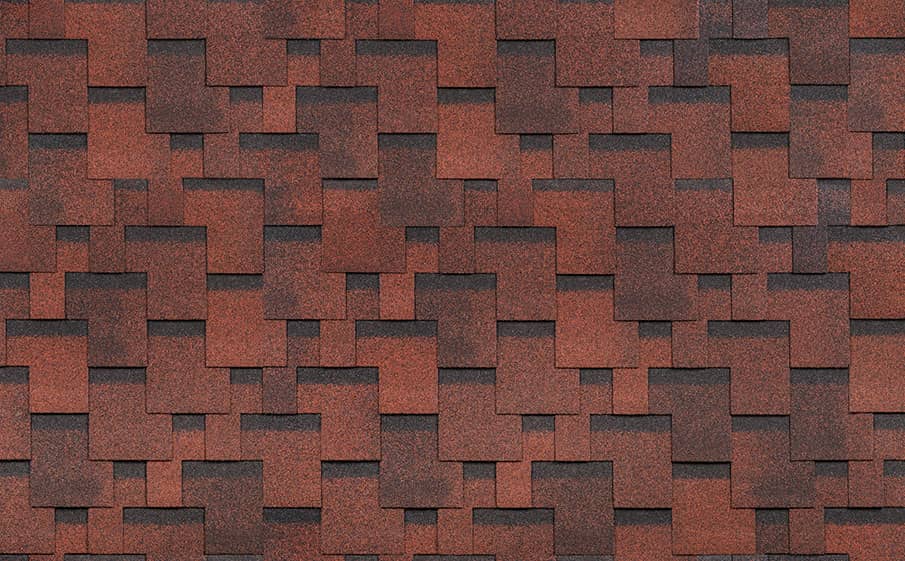 Гибкая черепица SHINGLAS Финская Аккорд, Красный