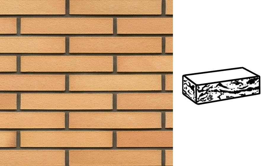 Кирпич клинкерный Muhr 23 Morgenrote готик, 240*90*40 мм