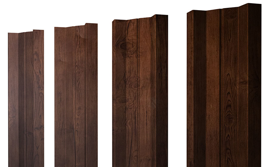 Штакетник М-образный А 0,45 Print Premium Cherry Wood Fresh TwinColor