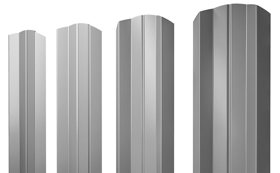 Штакетник М-образный В фигурный 0,45 PE RAL 6002 лиственно-зеленый