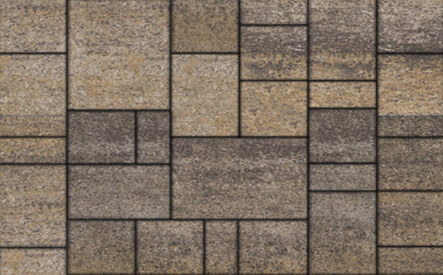 Плитка тротуарная Мюнхен Б.2.Фсм.6 искусственный камень доломит, комплект 4 шт, толщина 60 мм