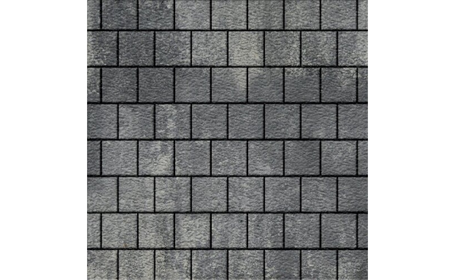 Плитка тротуарная SteinRus Армор В.2.К.8, Old-age, ColorMix Актау, 100*100*100 мм