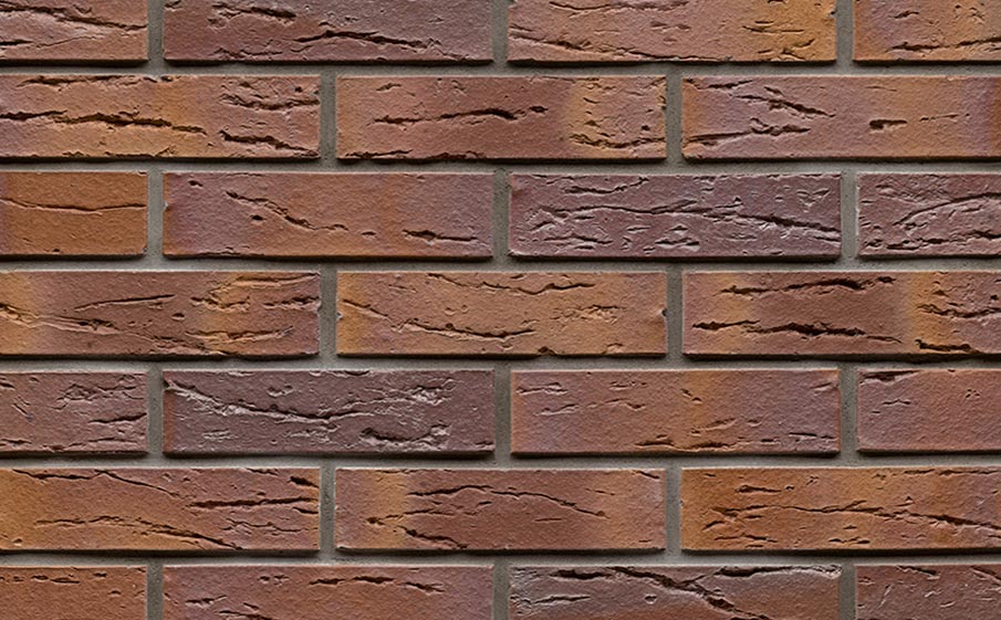 Кирпич клинкерный Muhr 04 Rotbraun-bunt готик, 290*90*71 мм