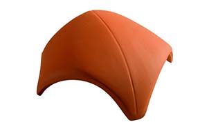 Керамическая черепица вальмовая CREATON PP/PZ/PRK марганцевый ангоб