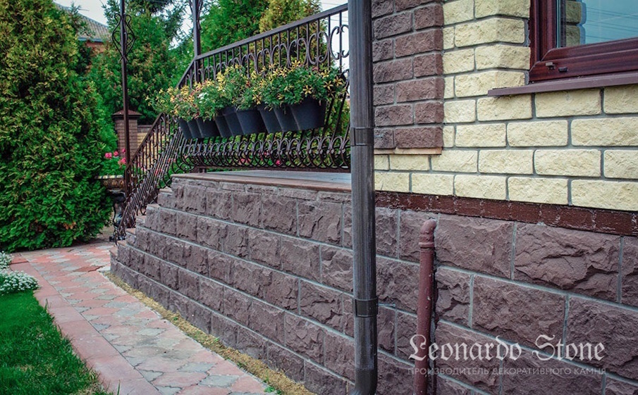 Облицовочный камень Leonardo Stone Бретань 400*200*25 мм 0,6 м2/уп 709