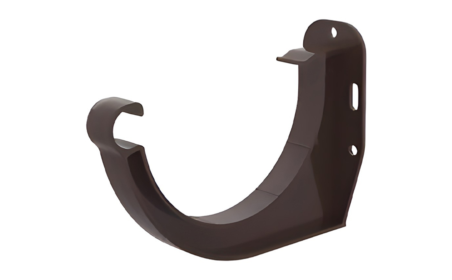 Кронштейн желоба BRAAS, 150/100 мм, ПВХ, коричневый