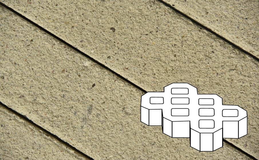 Плитка тротуарная Готика Premium Bronze, Экопарковка Б.6.ГР.10, №2, 600*400*100 мм