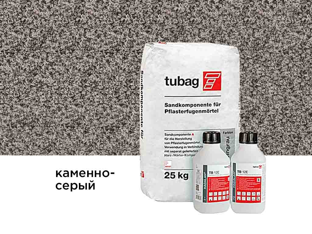Песчаный компонент для получения водопроницаемого раствора tubag PF-S каменно-серый, 25 кг