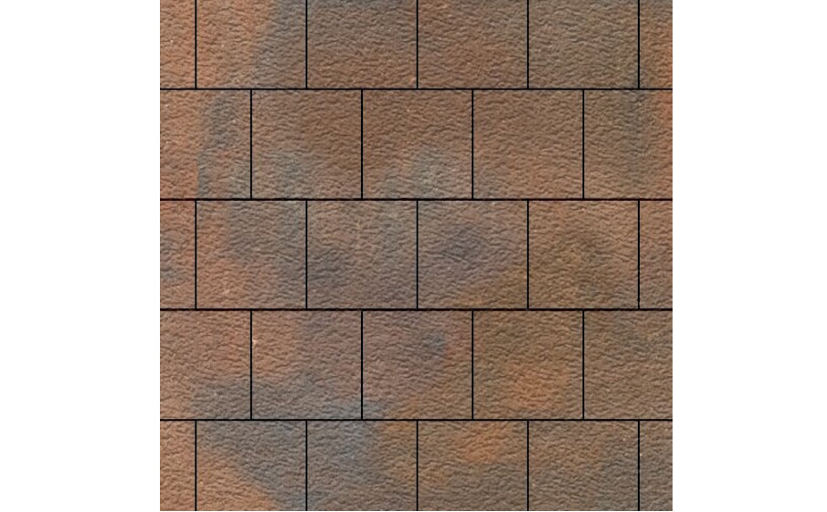 Плитка тротуарная SteinRus Валенсия Б.3.К.8, Old-age, ColorMix Штайнрус, 300*300*80 мм