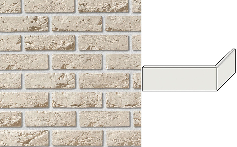 Декоративный кирпич Leonardo Stone угловой элемент Лион 190/90*65*13 мм 402