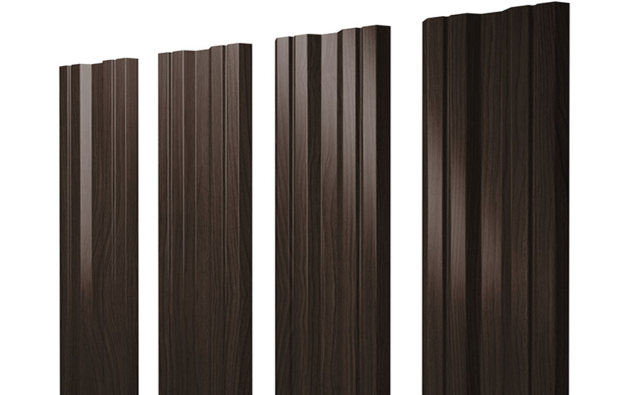 Штакетник Twin 0,45 Print Elite Coffee Wood TwinColor