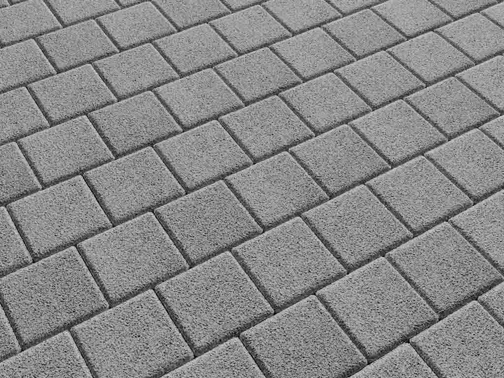 Плитка тротуарная Квадрат Б.3.К.6 гранит, белый, 100*100*60 мм 