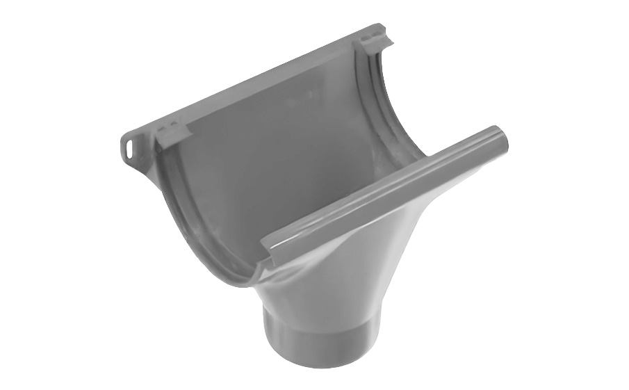 Воронка желоба BRAAS, 150/100 мм, ПВХ, графит