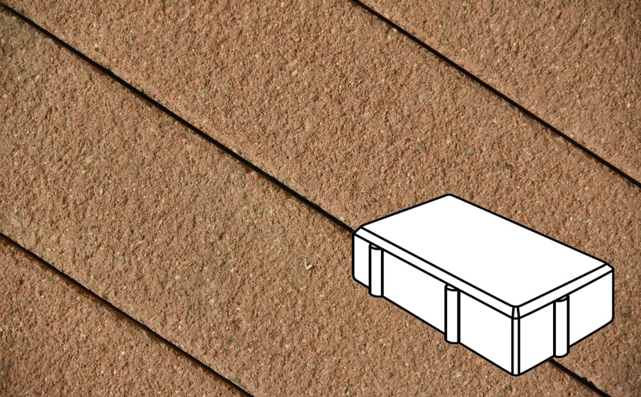 Плитка тротуарная Готика Premium Bronze, Брусчатка В.2.П.10/Г.2.П.10, №17, 200*100*100 мм