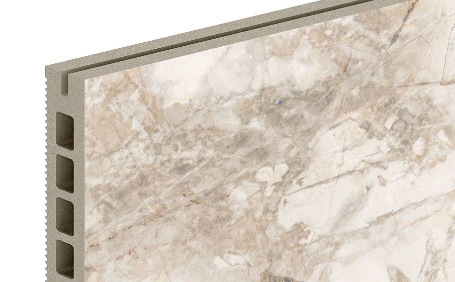 Керамогранитная плита для НВФ ExaTech Marble IN C, 1200*397*20 мм
