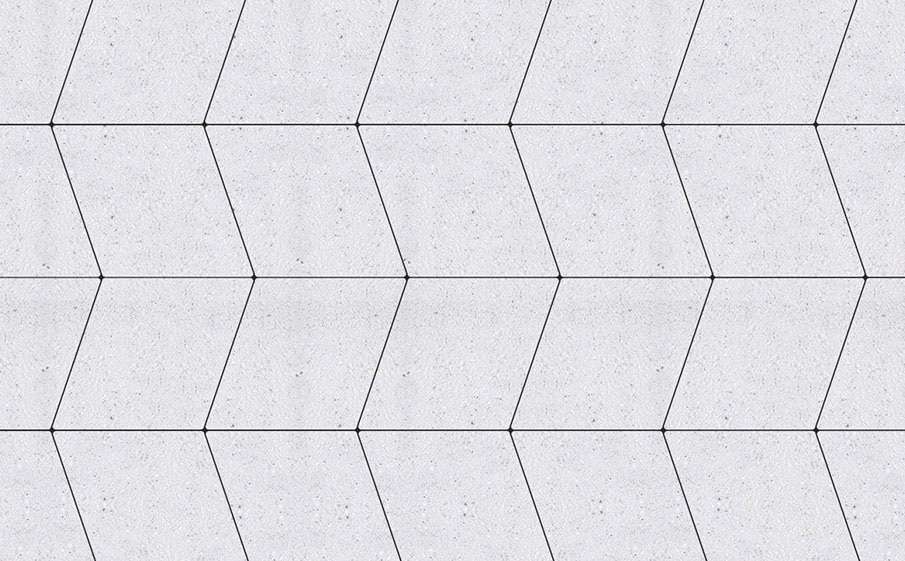 Плитка тротуарная Ромб Б.1.Р.8 стоунмикс белый, 200*200*80 мм