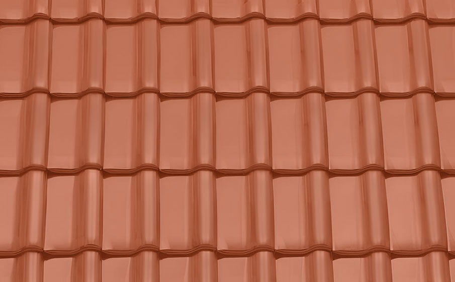 Керамическая черепица рядовая TONDACH Samba 11 (Sensaton 11), Natural red