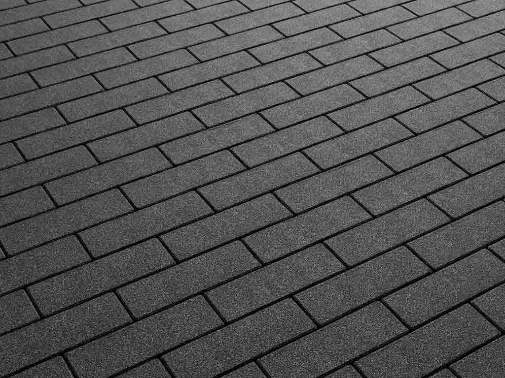 Плитка тротуарная Паркет Б.4.П.6 стоунмикс черный, 180*60*60 мм