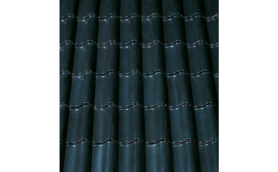 Керамическая черепица рядовая CREATON Sinfonie Finesse черный глазурь