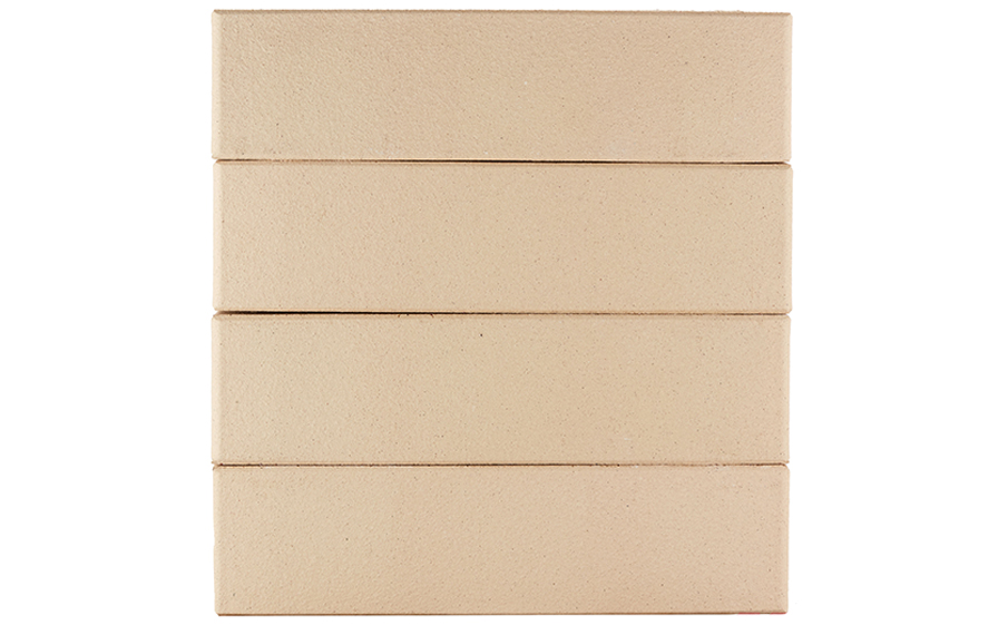 Кирпич облицовочный ЛСР слоновая кость гладкий, утолщенные стенки, 250*120*65 мм