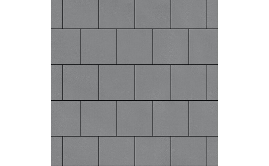 Плитка тротуарная SteinRus Valencia Б.3.К.8 гладкая, серый, 300*300*80 мм