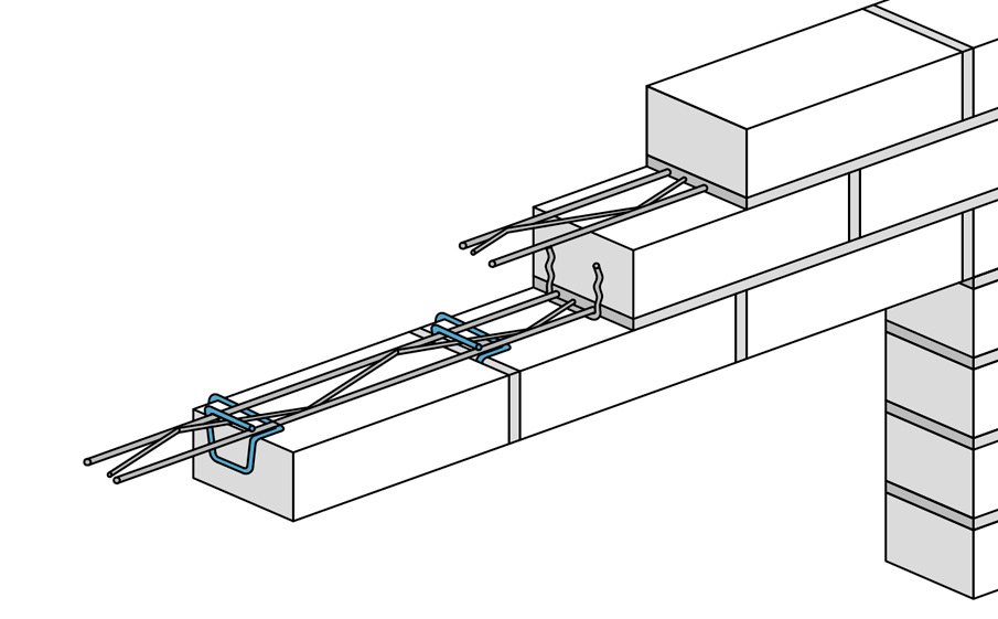 Хомут для горизонтальной кладки Baut SK 30-40-2