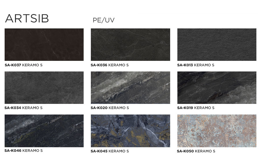 Стальная композитная панель SIBALUX Сталь ARTSIB KERAMO S