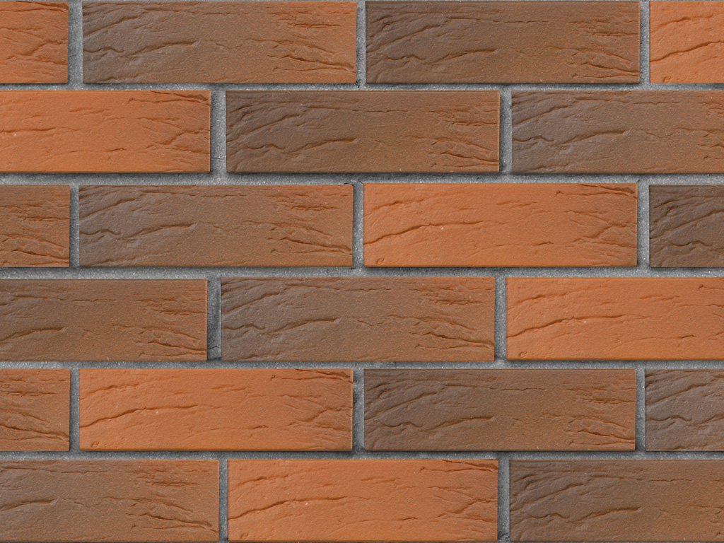 Кирпич облицовочный ЛСР красный флэшинг, рустик, утолщенные стенки, 250*120*65 мм