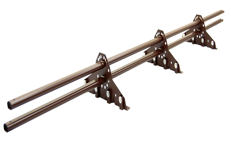 Снегозадержатель Grand Line для фальцевой кровли RAL 8017, 3 м