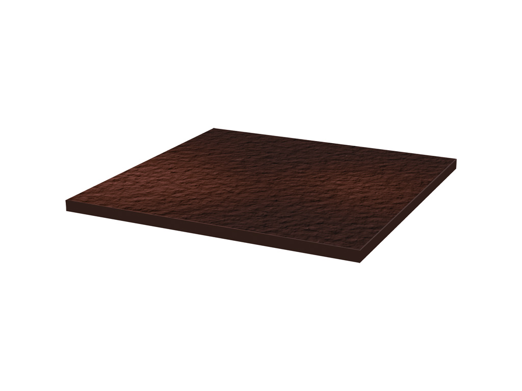 Клинкерная напольная плитка Paradyz Cloud, Brown структурная, 300*300*8,5 мм