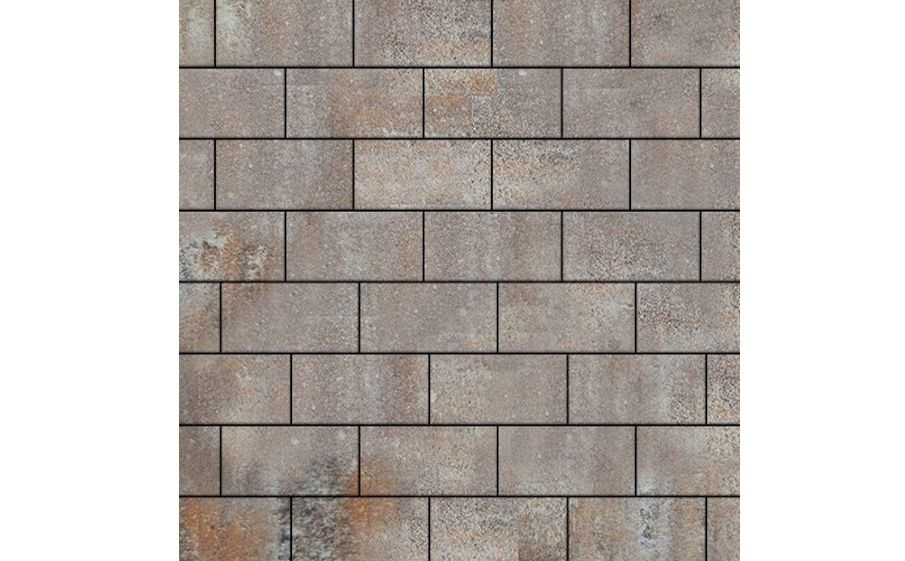 Плитка тротуарная SteinRus Sevilia В.8.П.8 гладкая, ColorMix Берилл, 300*150*80 мм