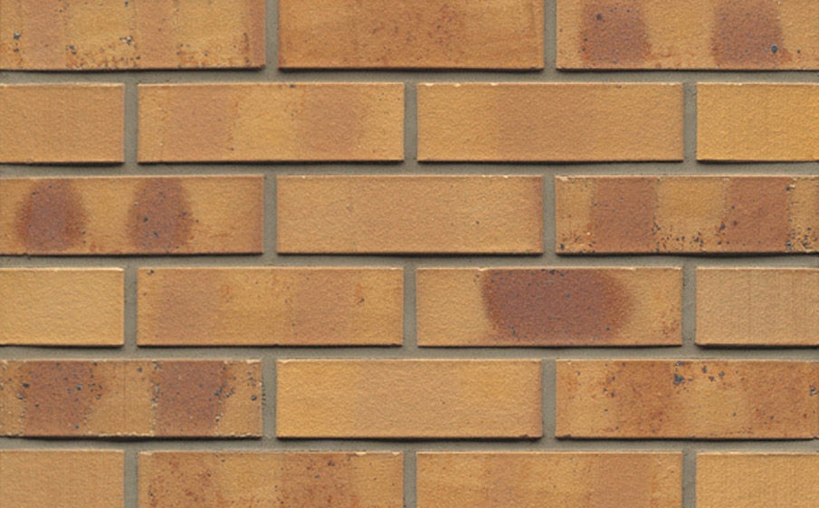 Кирпич клинкерный Westerwaelder Klinker Nr 06K Hellbraun-bunt Kohle, 240*115*71 мм